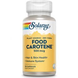 SOLARAY Food Carotene Dry Vitamin A 10000 IU 30 Capsules
