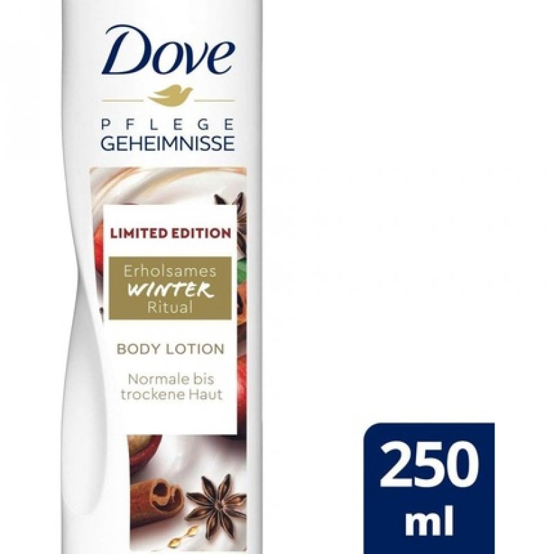 Dove Care Secrets Body Lotion Relaxing Winter Ritual with Sandalwood and Winter Spices for Normal to Dry Skin