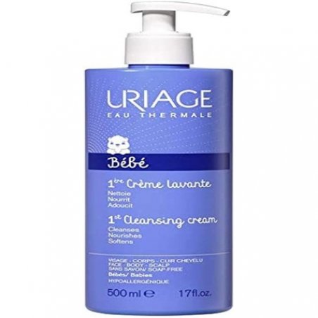 Uriage 1st Cleansing Cream for Face Body Scalp 500ml
