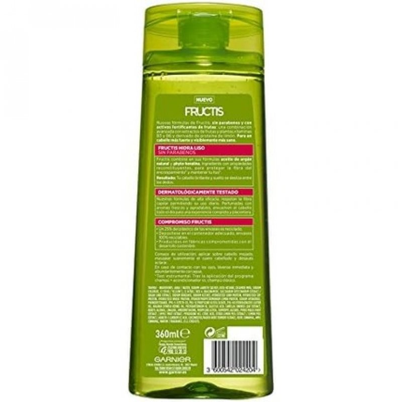Garnier Fructis Hydra Smooth Shampoo Bottle 360ml
