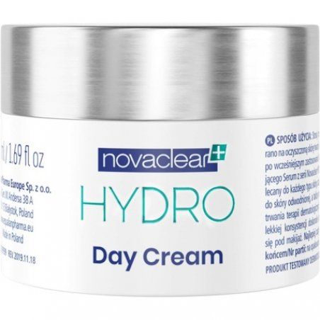 Equalan Pharma Hydro Day Cream Gel with Hyaluronic Acid, Vitamin E, Rose Hip, and Green Tea Extract 50ml