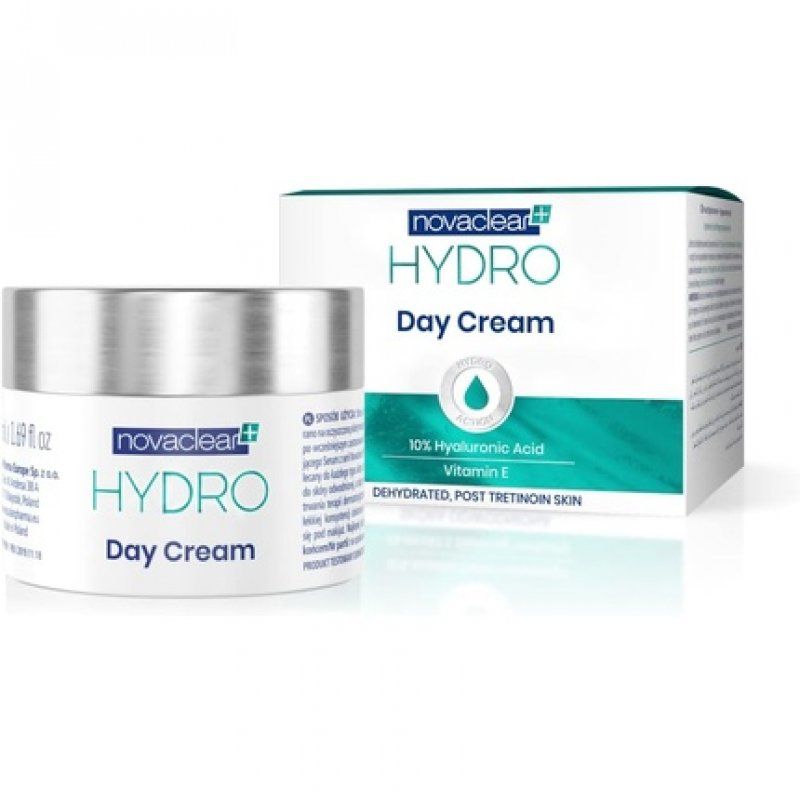 Equalan Pharma Hydro Day Cream Gel with Hyaluronic Acid, Vitamin E, Rose Hip, and Green Tea Extract 50ml