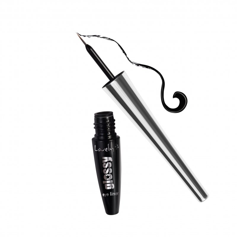 LOVELY Glossy Eyeliner Ultra Black High Gloss Eye Liner 2g