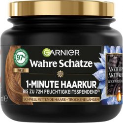 Garnier True Treasures Balancing Hair Mask with Activated Carbon and Black Cumin Oil
