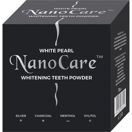 White Pearl Teeth Whitening Powder Activated Charcoal for Sensitive Teeth 30g