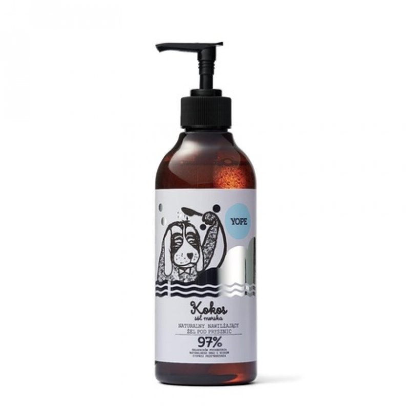 YOPE Natural Shower Gel Coconut and Sea Salt 400ml