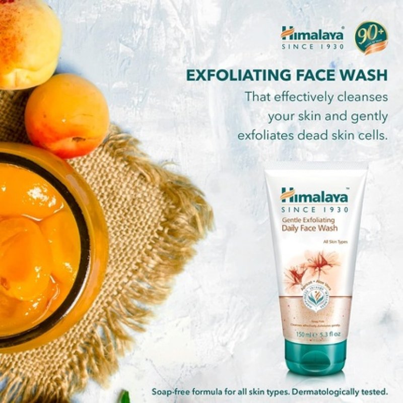 Himalaya Gentle Exfoliating Daily Face Wash for All Skin Types 150ml