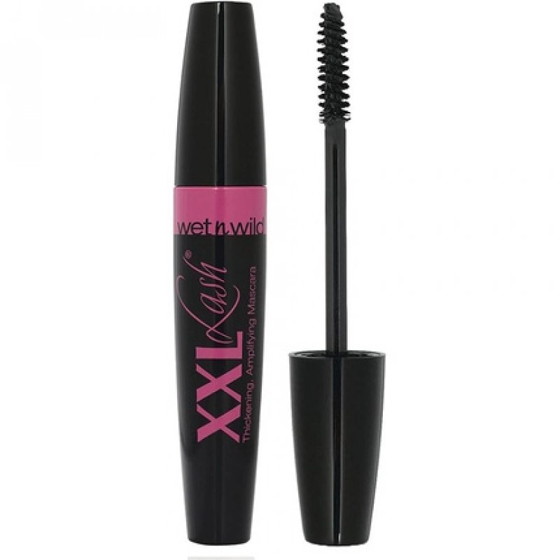 Wet n Wild XXL Lash Mascara Thickening and Amplifying with Fat Brush and Nourishing Formula with Natural Wax and