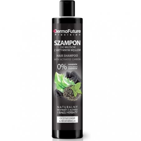 Dermofuture Hair Shampoo with Activated Carbon 250ml Paraben Free