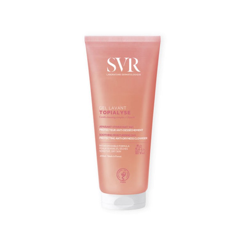 SVR Topialyse Gel Lavant 200 ml Gel douche Unisexe Corps et visage