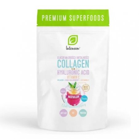 Collagen Vitamin C Hyaluronic Acid Dietary Supplement 60g Intense
