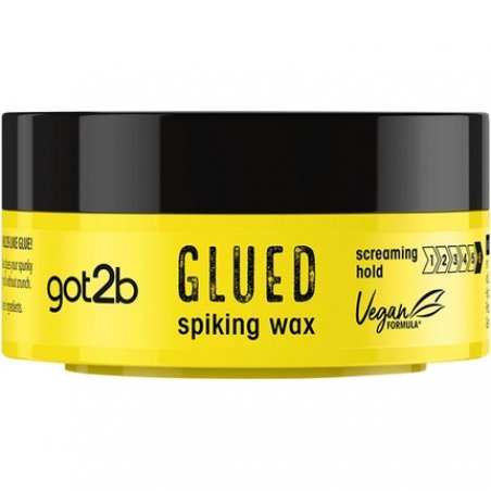 Schwarzkopf got2b Glued Spiking Glue Hair Wax Strong Hold for Up to 72 Hours 75ml Unscented