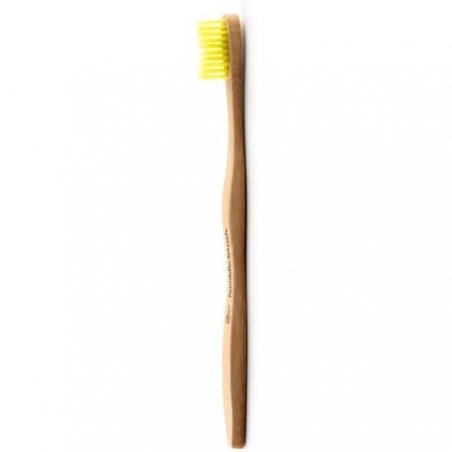 The Humble Co. Bamboo Toothbrush Yellow Soft Bristles Biodegradable Eco-Friendly Vegan for Your Everyday Oral Care