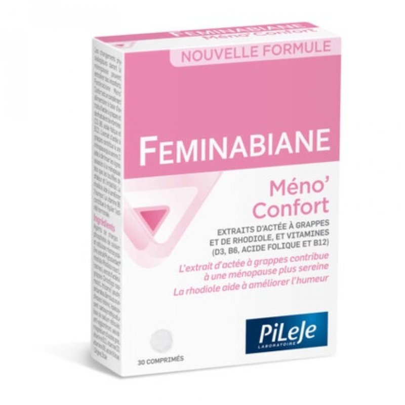 PiLeJe Feminabiane Meno' Comfort Menopause Symptom Relief 30 Tablets