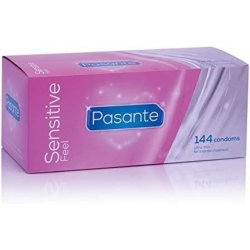 Pasante Sensitive Condoms Pack of 144 - Latex - 144 Count