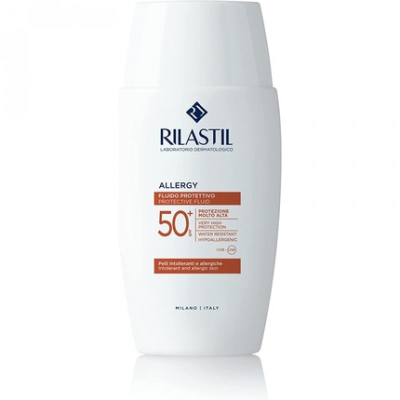 Rilastil Allergy Sun Protection for Allergy Sufferers with Sun Intolerant Skin Water Resistant SPF50 50ml