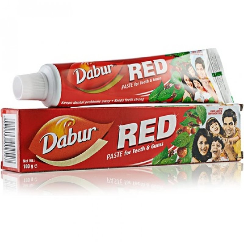 Dabur Red Herbal Toothpaste 100g Infused with Ayurvedic Herbs for Healthy Teeth and Gums