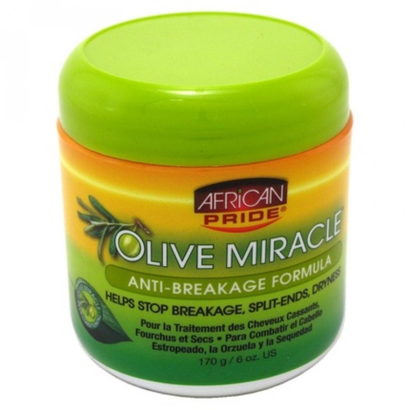 African Pride Olive Miracle Anti-Breakage Formula - Pack of 3