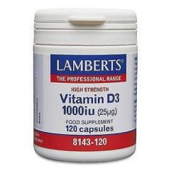 Lamberts Vitamin D 1000 IU 120 Capsules