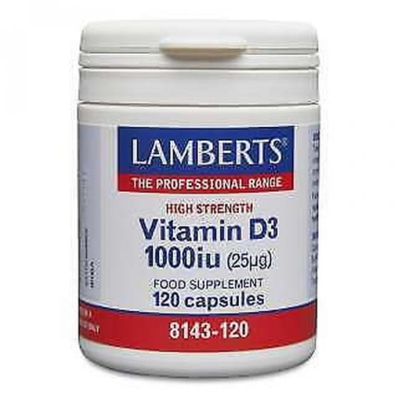 Lamberts Vitamin D 1000 IU 120 Capsules