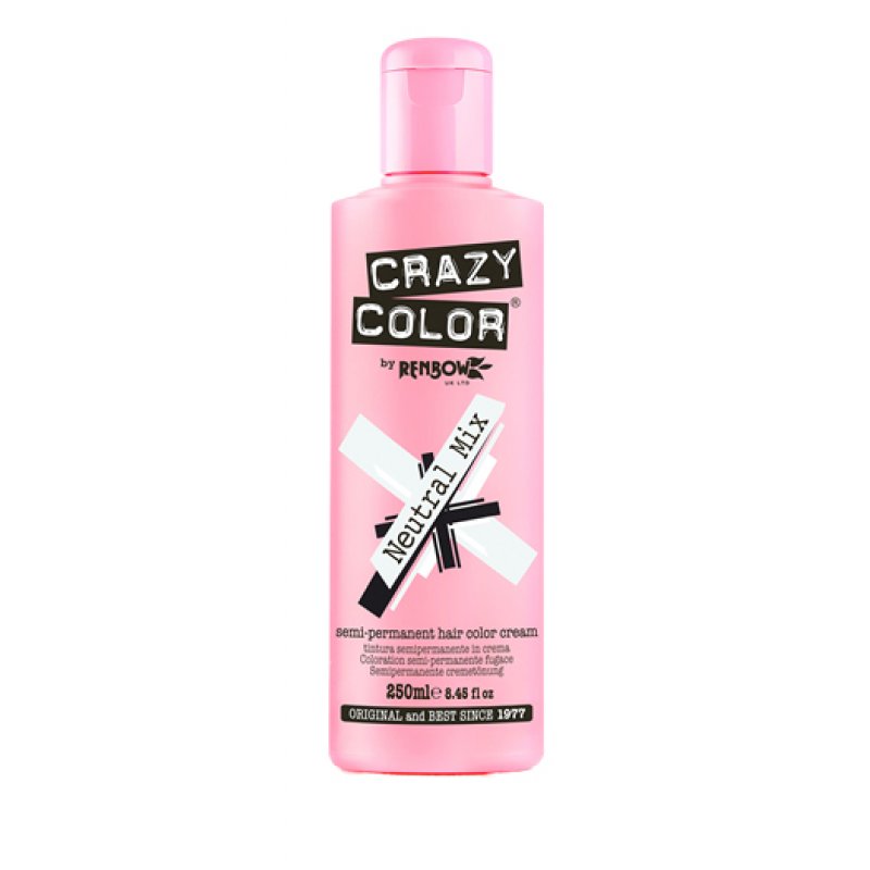 Crazy Color Semi Permanent Hair Colour Neutral Mix 250ml