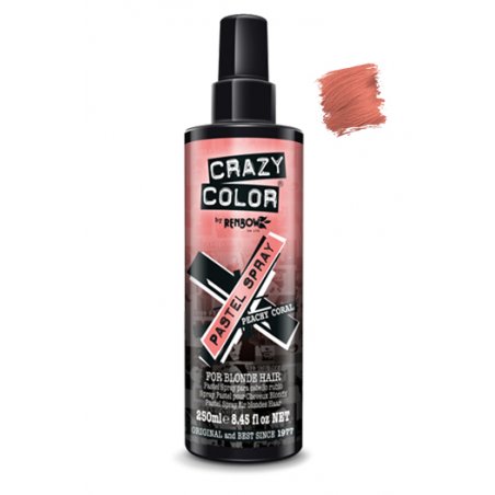 Crazy Color Pastel Hair Spray Peachy Coral 250ml