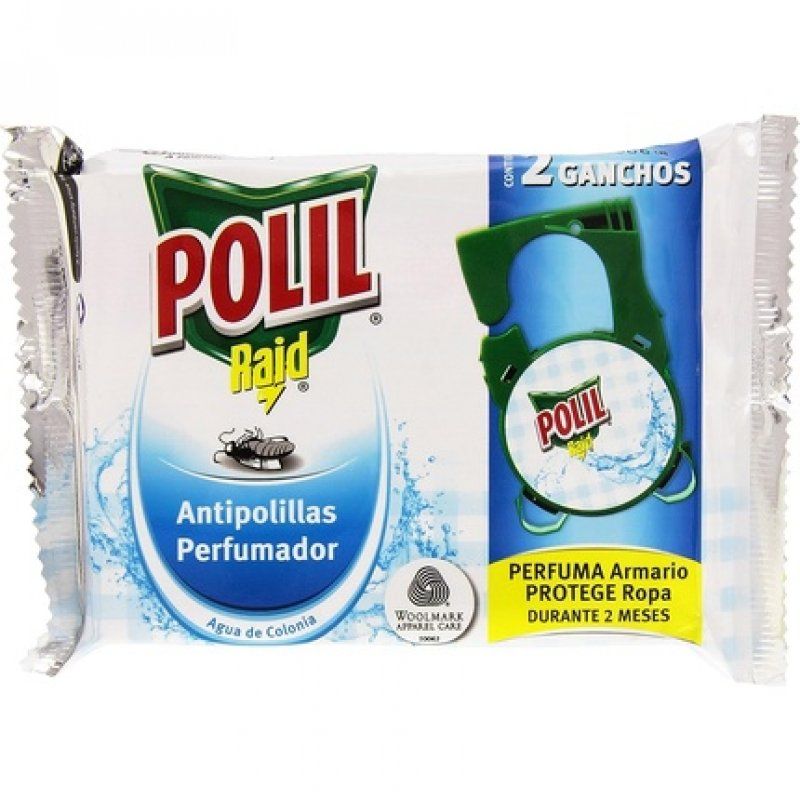 Raid Polil Anti-Moth Hangers With Lavender Perfume, 2 Hooks