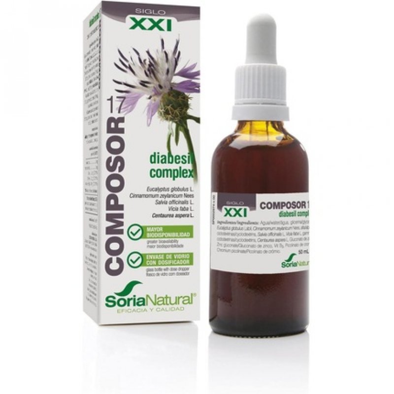 Soria Natural Composor 17 Diabesil Complex 50ml