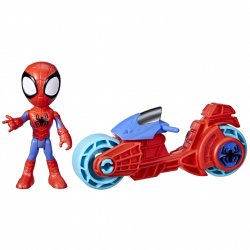 Hasbro S & S. F. Spidey mit Motorrad F74595X2