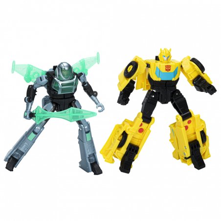 Transformers EarthSpark Cyber-Combiner Bumblebee und Mo Malto