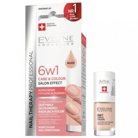 EVELINE Nail Therapy 6in1 Nude Color