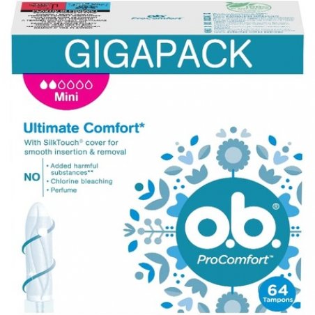 o.b. ProComfort Mini Tampons for Light to Normal Menstrual Days