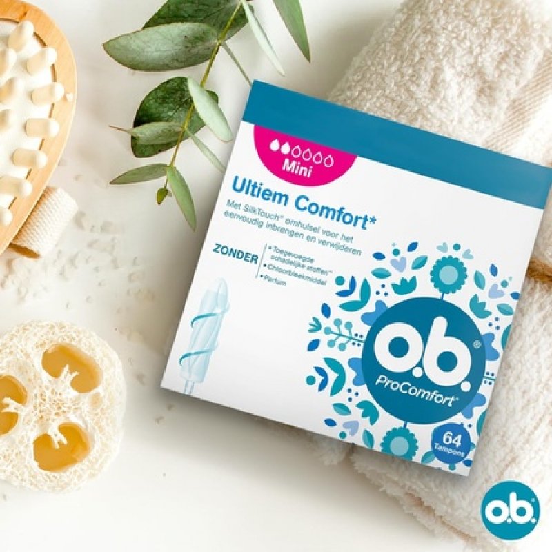 o.b. ProComfort Mini Tampons for Light to Normal Menstrual Days