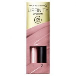Max Factor Lipfinity Lip Color Lipstick and Gloss 125 So Glamorous 2.3ml & 1.9g