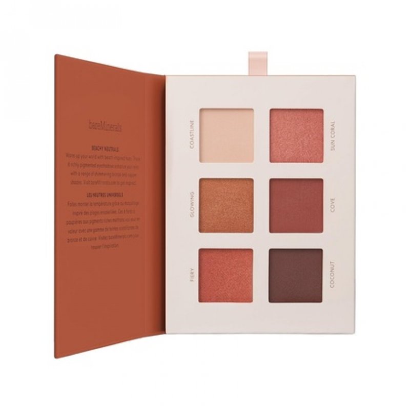 bareMinerals Mineralist Eyeshadow Palette Six Richly Pigmented Blendable Shades Talc-Free Eye Shadow Palette Makeup