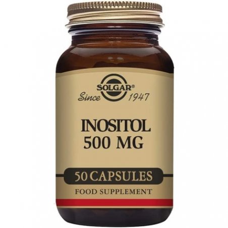 Solgar Inositol 500mg Vegetable Capsules Vitamin B8 50 Count