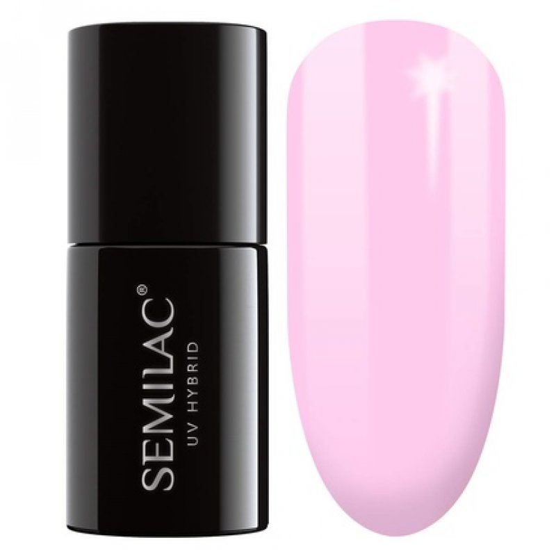 Semilac UV Nail Polish Pink Smile 056 7ml - Colorful and Long-Lasting Nail Polish for Intensive Nails