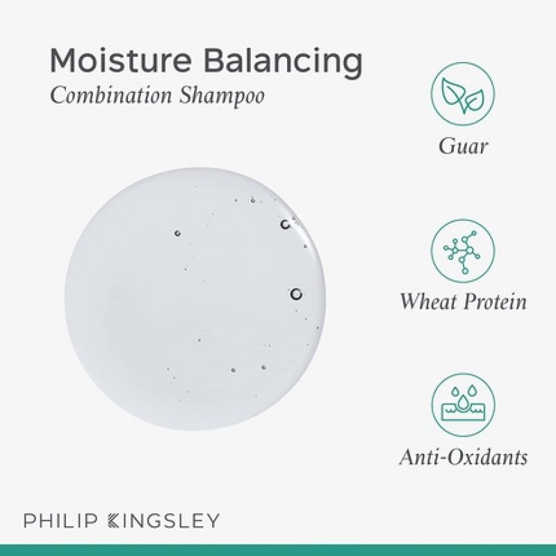 PHILIP KINGSLEY Moisture Balancing Combination Shampoo Hydrating for Dry Oily Hair 2.5oz