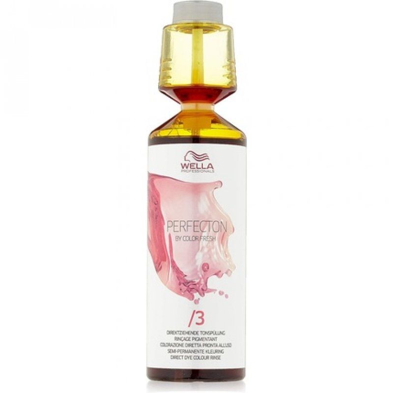 WELLA Perfection By Color Fresh Semi-Permanent Hair Colour 3 Gold 250ml