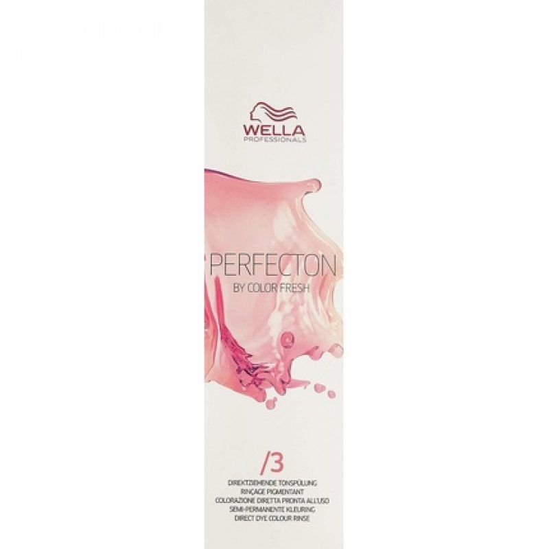 WELLA Perfection By Color Fresh Semi-Permanent Hair Colour 3 Gold 250ml