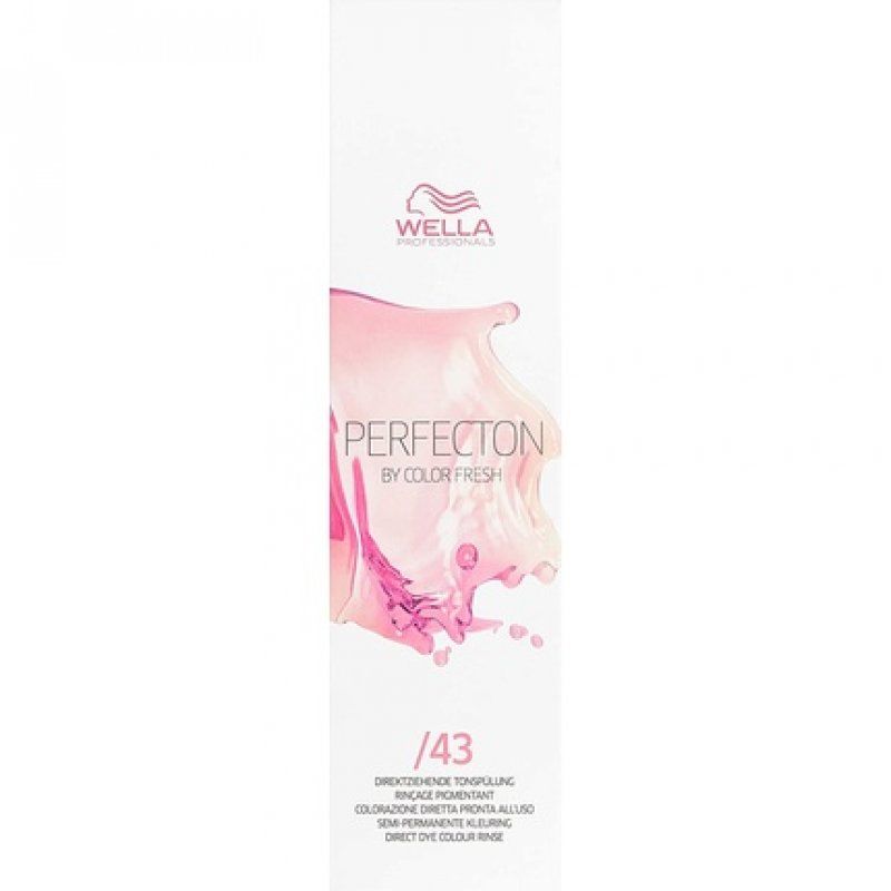 WELLA Perfection By Color Fresh Semi-Permanent Hair Colour 43 Red-Gold 250ml
