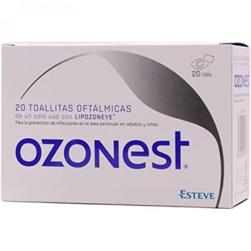 Esteve Pharmaceuticals Ozonest Ophthalmic Wipes 20 Es