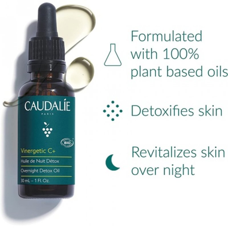 Caudalie Vinergetic C Organic Overnight Detox Oil 30ml