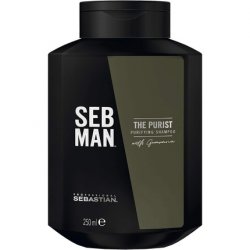 Sebastian SEBMAN The Purist Men's Shampoo Purifying Dry Hair and Normal or Oily Hair 250ml