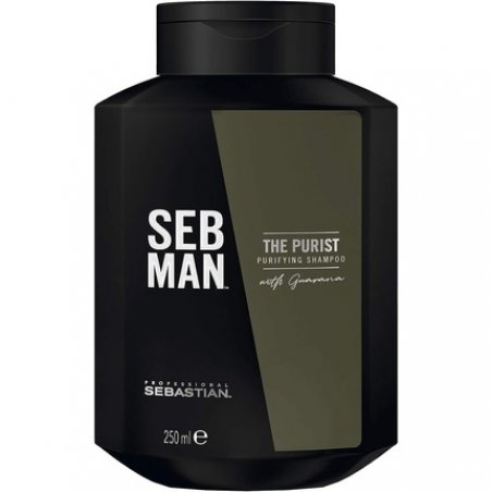 Sebastian SEBMAN The Purist Men's Shampoo Purifying Dry Hair and Normal or Oily Hair 250ml