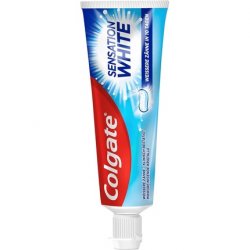 Colgate Sensation White Toothpaste 75ml - Gentle Removal of Surface Stains - Teeth Whitening for Long-lasting White