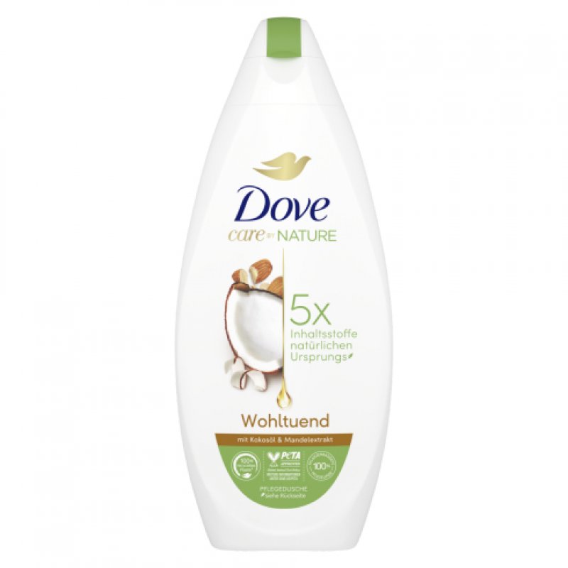 Dove Care by Nature Soothing Shower Gel with Coconut Oil & Almond Extract 225ml
