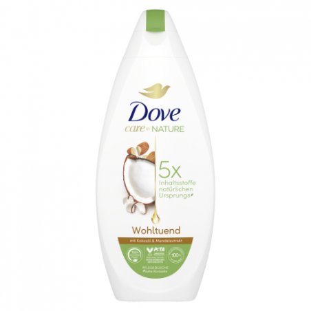 Dove 8720181222603 gel douche et nettoyant pour le corps 225 ml Femmes Amande, Noix de coco