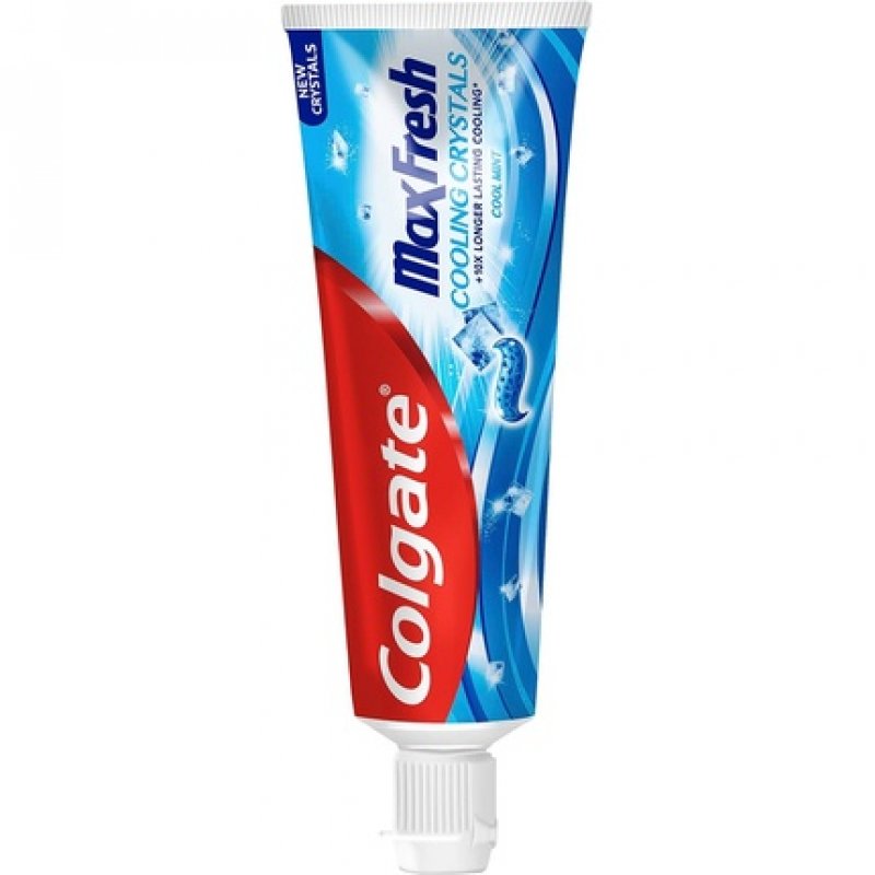 Colgate Max Fresh Cooling Crystals Toothpaste 75ml - Effective Teeth Cleaning for Long-lasting Freshness and a Clean