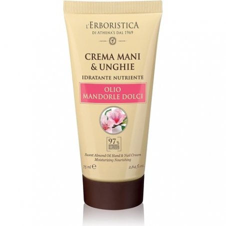 L'Erboristica di Athena's dal 1969 Hand Cream and Nail with Sweet Almond Oil 100g